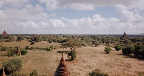Bagan myanmar Stock Footage 128768903