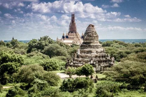 Bagan, Myanmar Foto stock