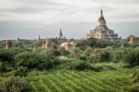 Bagan, Myanmar Foto stock