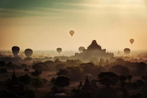Bagan Myanmar Stock Photos