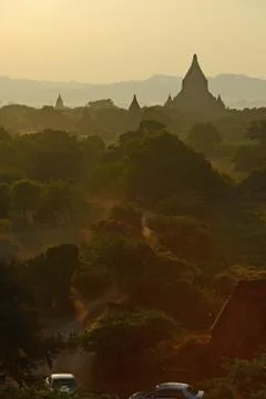 Bagan sunset Stock Photos