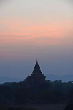 Bagan sunset Stock Photos