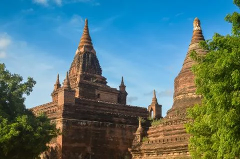 Bagan temples Stock Photos