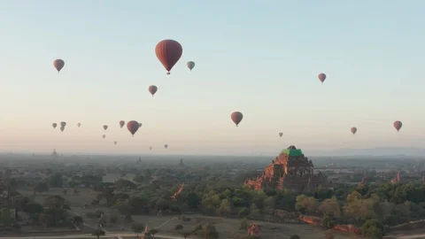 BaganBalloons 02 Stock Footage 106351752