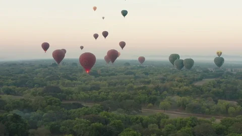 BaganBalloons 06 Stock Footage 106353376