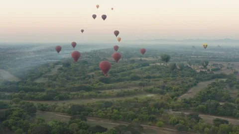 BaganBalloons 07 Stock Footage 106353071