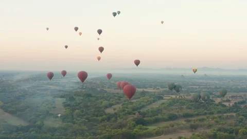 BaganBalloons 08 Stock Footage 106353151