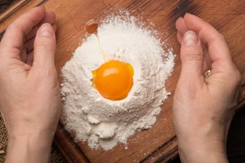 Bagel, biscuits, bread, chocolate chip, egg yolk, food cooking, rolling pin 스톡 사진