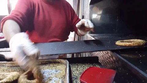 Bagel Stock Footage 83876355