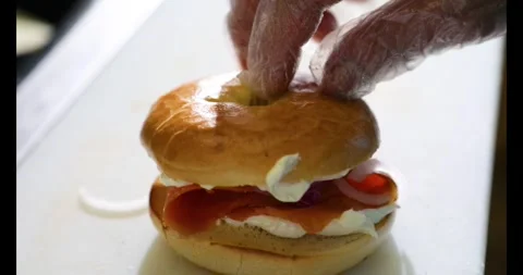 Bagel Stock Footage 295973047