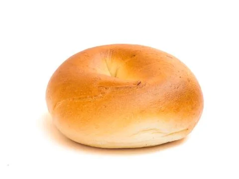 Bagel isolated on white background Stock Photos