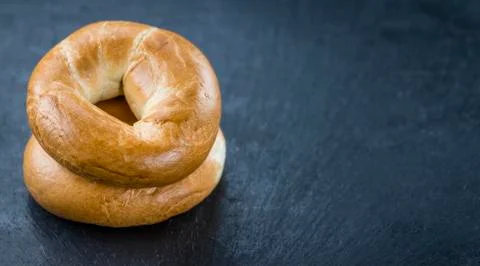 Bagel (selective focus) Stock Photos