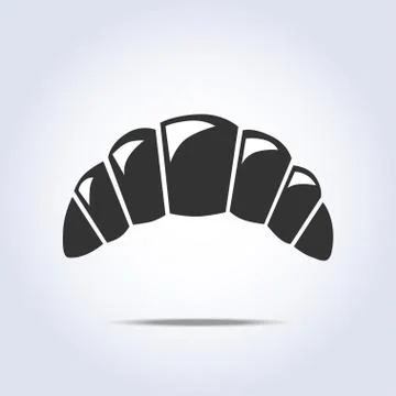 Bagel simple symbol Stock Illustration