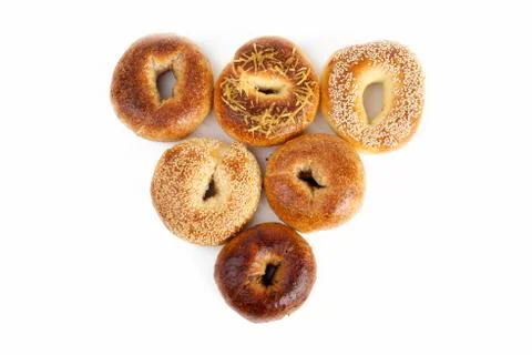 Bagel triangle Stock Photos