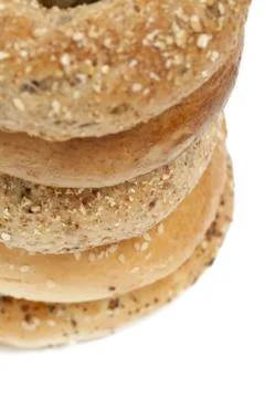 Bagel varieties Stock Photos