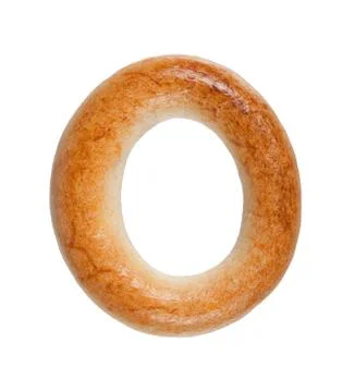 Bagel on a white background Stock Photos