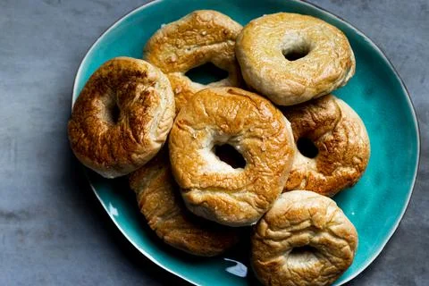 Bagels for Breakfast! Stock Photos
