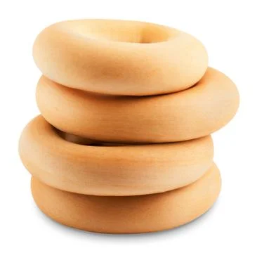 Bagels isolated Stock Photos