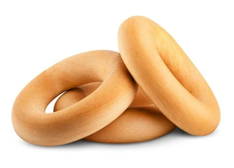 Bagels isolated Stock Photos
