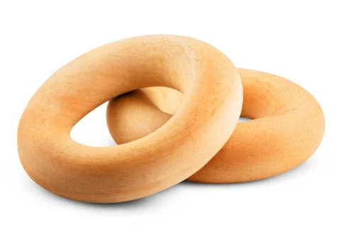 Bagels isolated Stock Photos