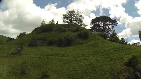 Bagend on Hilltop Vídeos de archivo 48125757