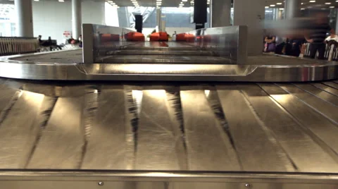 Baggage carousel in airport Video stock 60603542