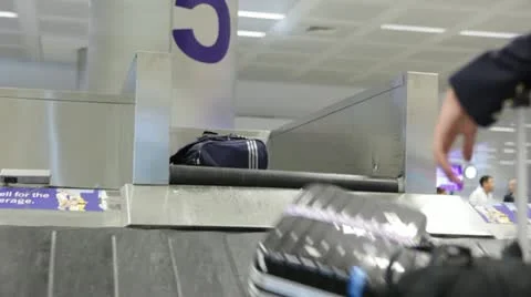 Baggage carousel Stock Footage 11336647