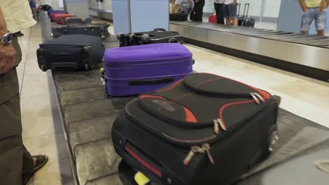 Baggage carousel Stock Footage 82489233