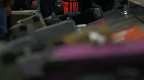 Baggage Carousel Sequence Stock Footage 31847495