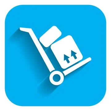 Baggage on cart Stock-Illustration