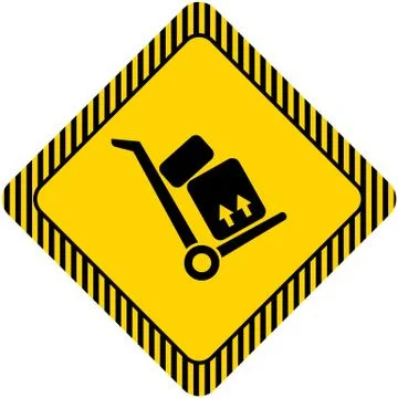 Baggage on cart Stock Illustration