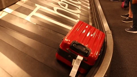 Baggage Claim 1 Stock Footage 115819611