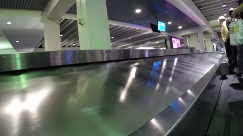 Baggage claim carousel Stock Footage 70728219