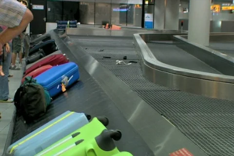 Baggage claim Stock Footage 853753