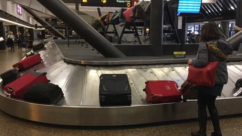 Baggage claim in SeaTac airport Seattle