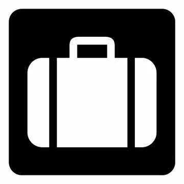 Baggage icon illustration Stock Illustration