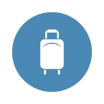 Baggage Icon Vector flat design style Stock Illustration