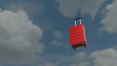 Baggage luggage, suitcase design template Stock Footage 130931001
