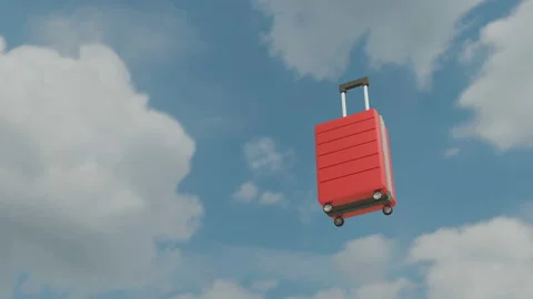 Baggage luggage, suitcase design template Stock Footage 130931728