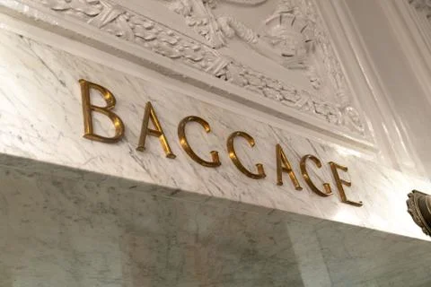 Baggage Sign Stock Photos