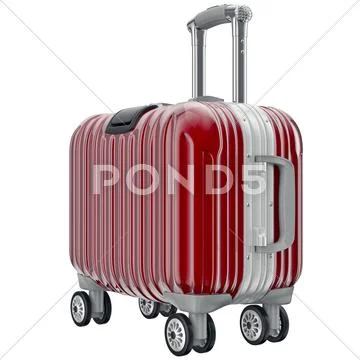 Baggage travel, top view Stock Illustration