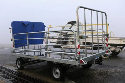 Baggage trolley Stock Photos