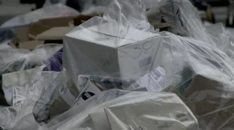 Bagged garbage  Stock Footage 22157202