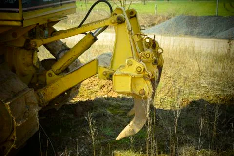 Bagger in close up Stock Photos