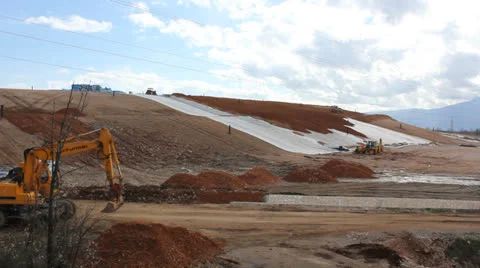 Baggers on the dump 動画素材 22555900