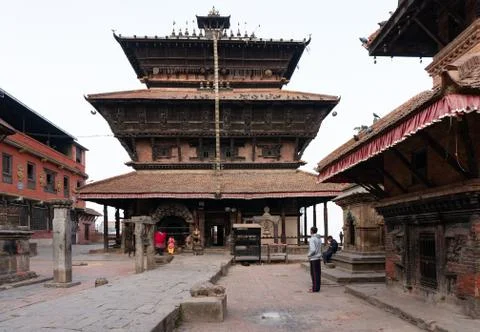 Bagh Bhairav Temple  Stock Photos