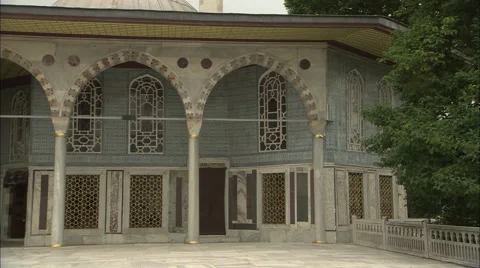 Baghdad Kiosk's pillars Stock Footage 42953412