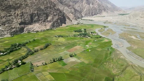 Baghlan Province from Above Stock Footage 274528454