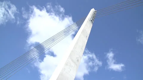 Bagley Bridge Timelapse Stock Footage 24755508