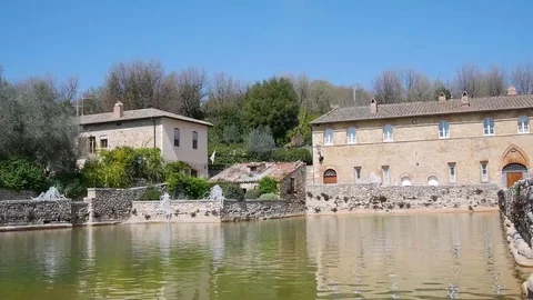Bagno vignoni Stock Footage 75181185